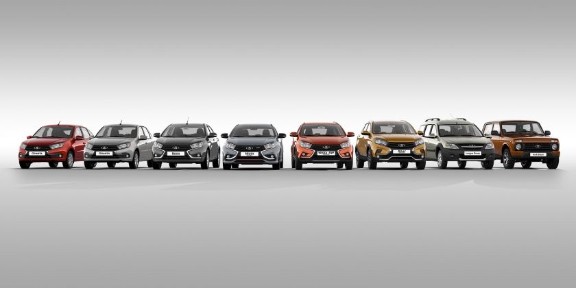 LADA увеличила продажи автомобилей в ноябре 2020 года