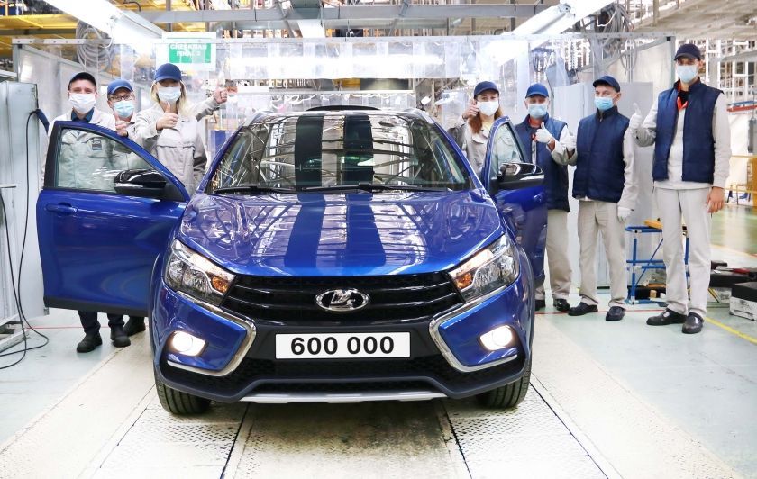 LADA VESTA ПОД НОМЕРОМ «600 000» ОТПРАВИТСЯ НА ЭКСПОРТ