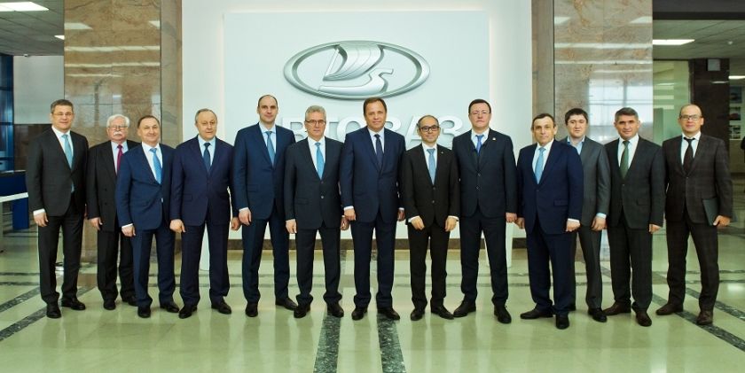 АВТОВАЗ принял руководство и губернаторов ПФО