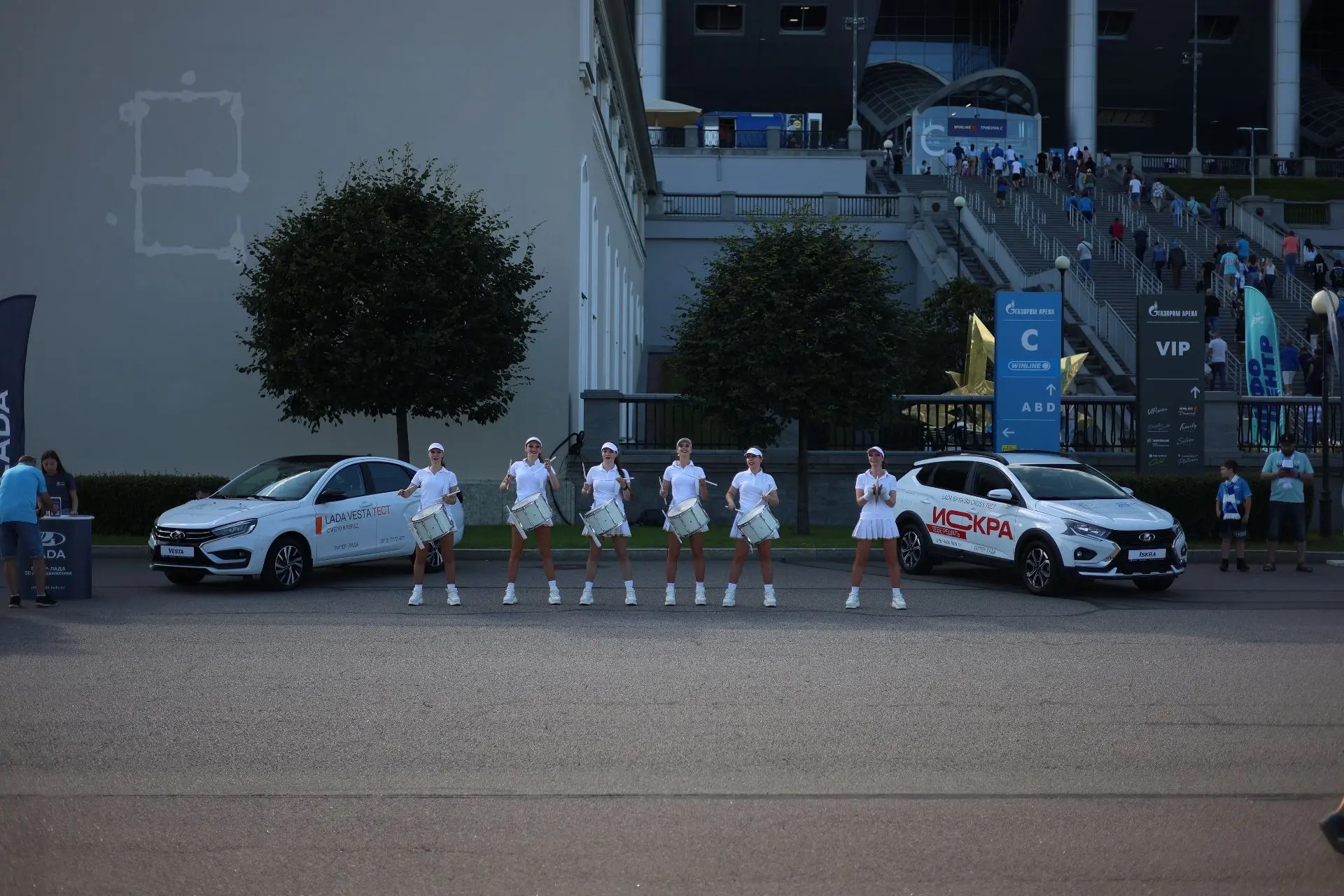 Питер-Лада на матче Зенит-Родина