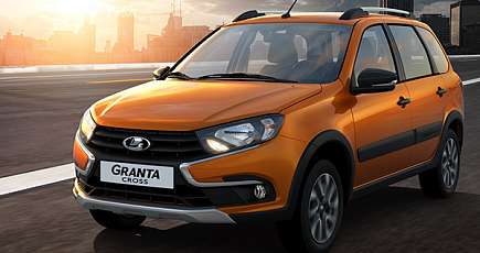 LADA Granta cross вид спереди