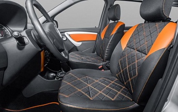 LADA Largus cross CNG передний ряд сидений