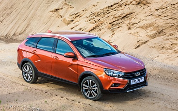 LADA Vesta SW Cross правого борта спереди