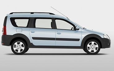 LADA Largus cross CNG вид правого борта