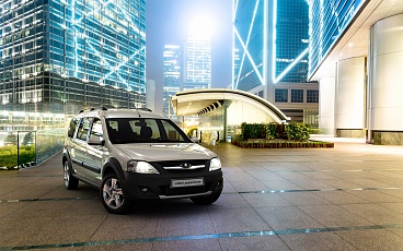 LADA Largus cross CNG вид спереди