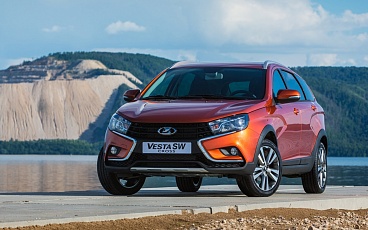 LADA Vesta SW Cross вид переднего обвеса